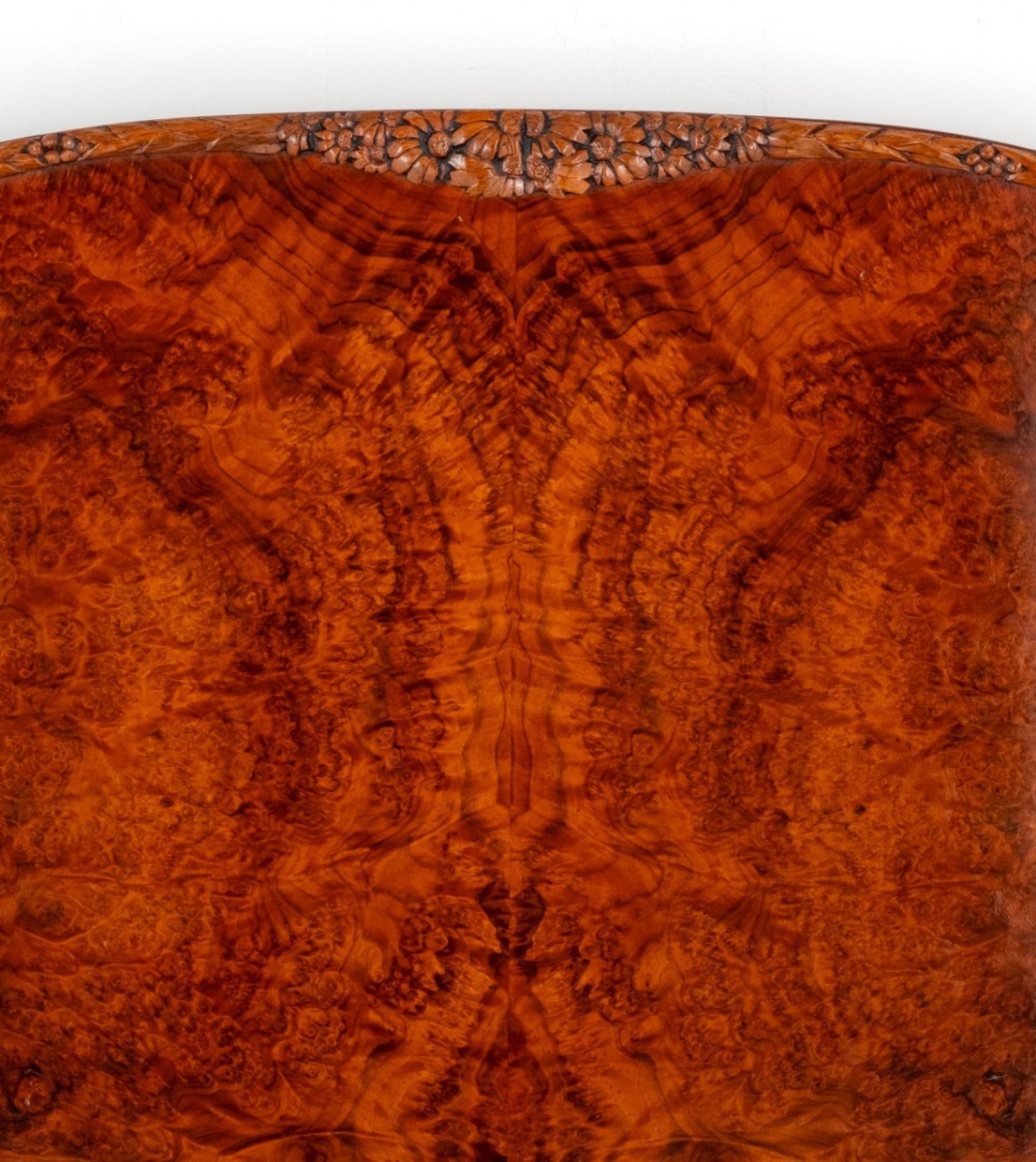 Suite da camera da letto Art Deco d'epoca Comò Armadio Sgabello Letto in vendita 4