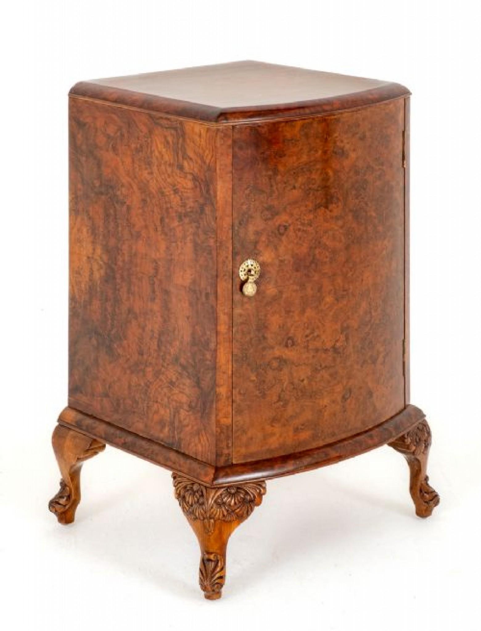 Suite da camera da letto Art Deco d'epoca Comò Armadio Sgabello Letto in vendita 9