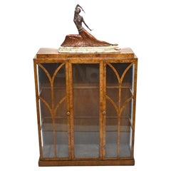 Period Art Deco China Cabinet 1930s Roaring Twenties