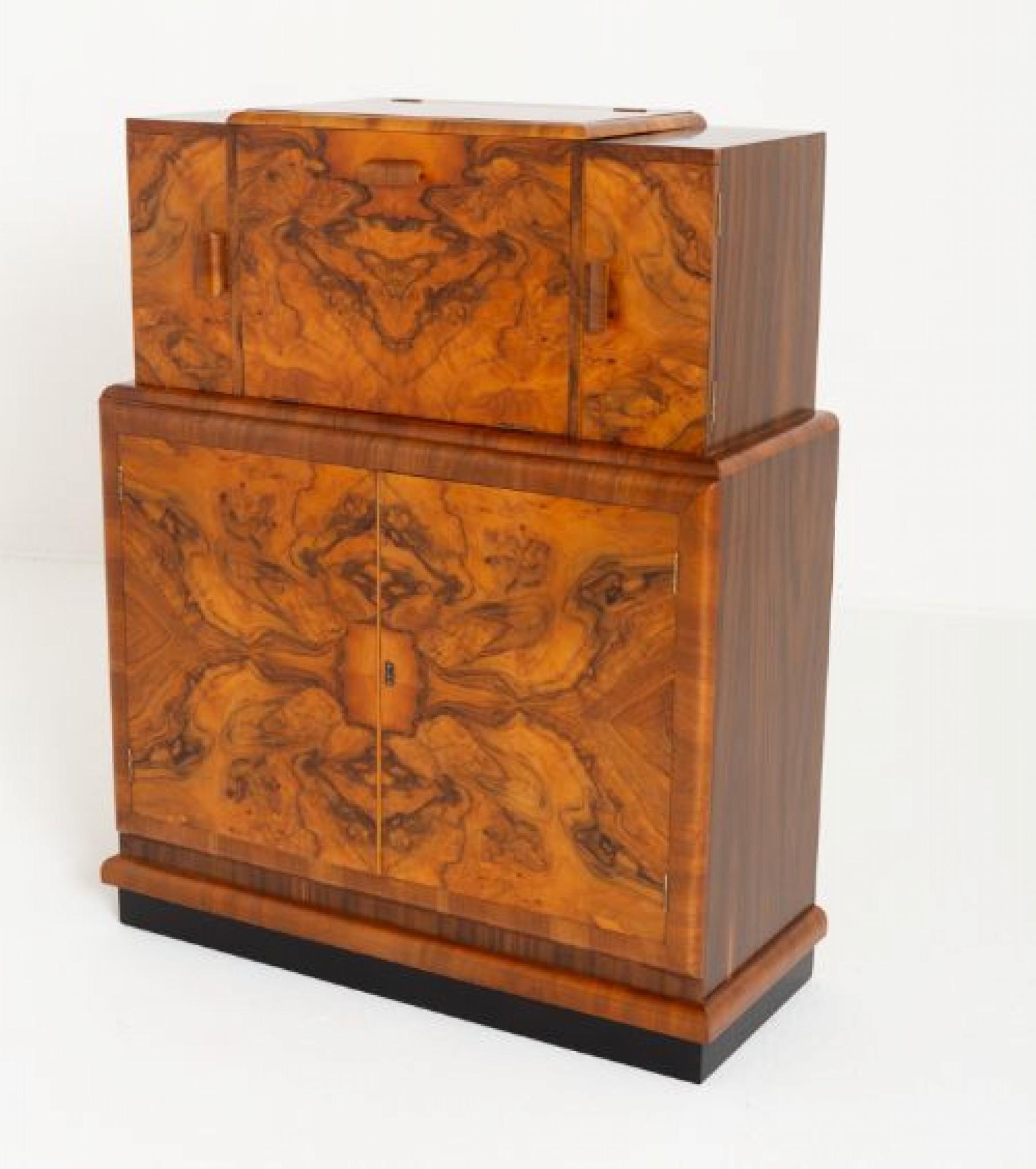 Period Art Deco Cocktail Cabinet 1930s Colby and Snape For Sale 4