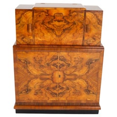 Period Art Deco Cocktail Cabinet 1930s Colby and Snape