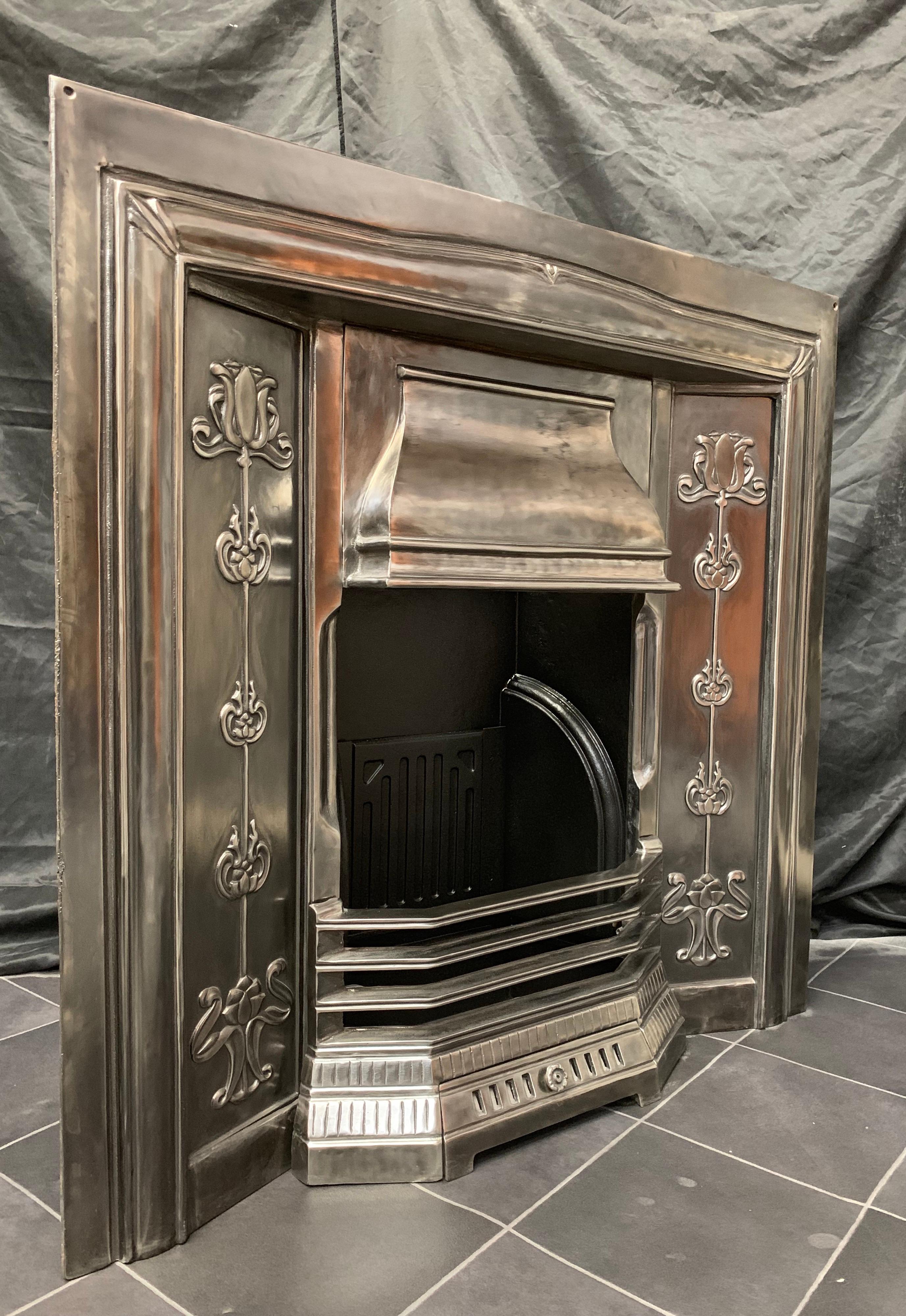 art nouveau fireplace