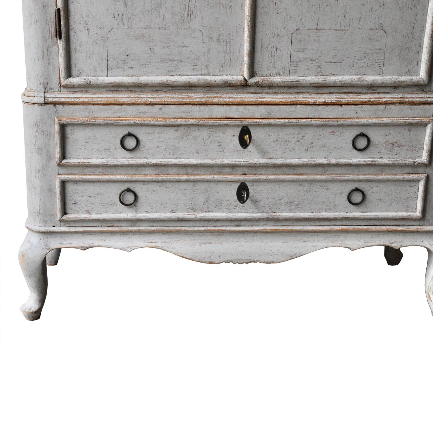 Swedish Period Baroque Cabinet For Sale