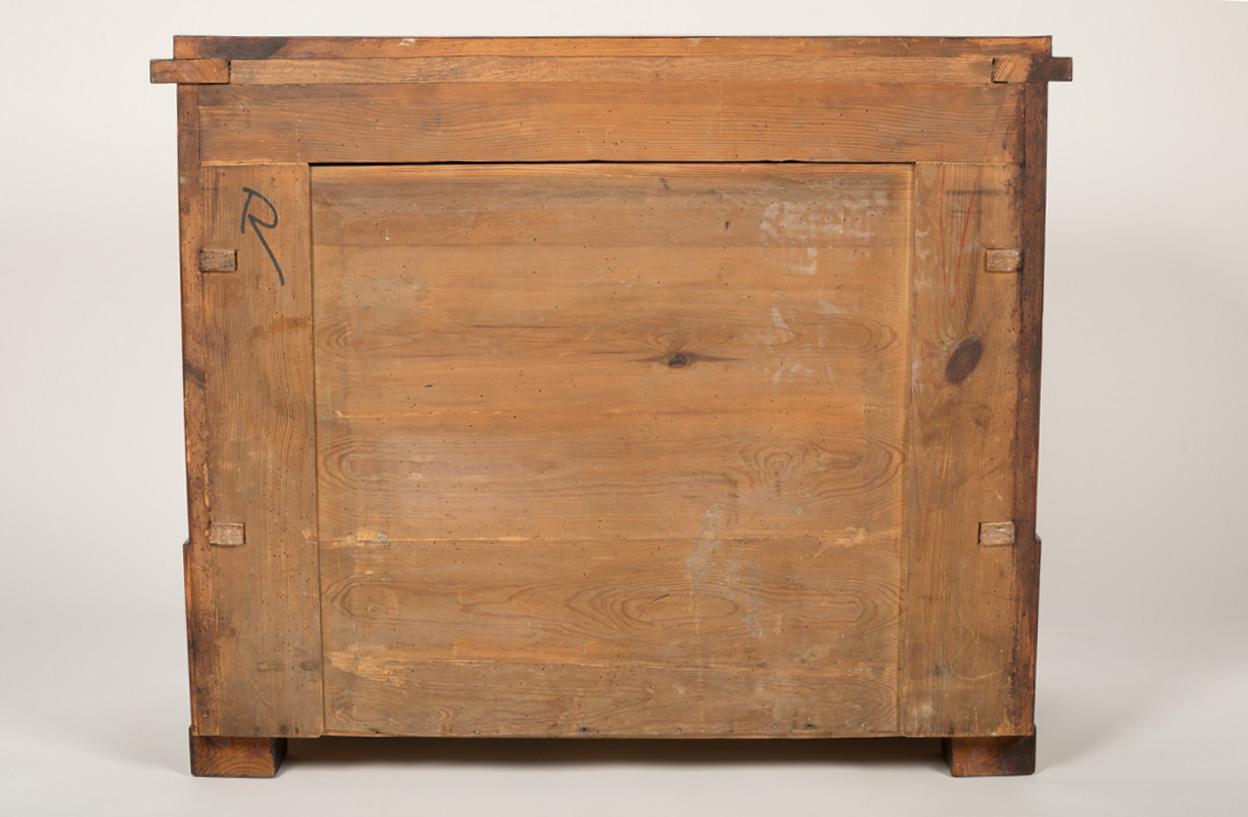 Period Biedermeier Birch Chest with Modern Appeal 13