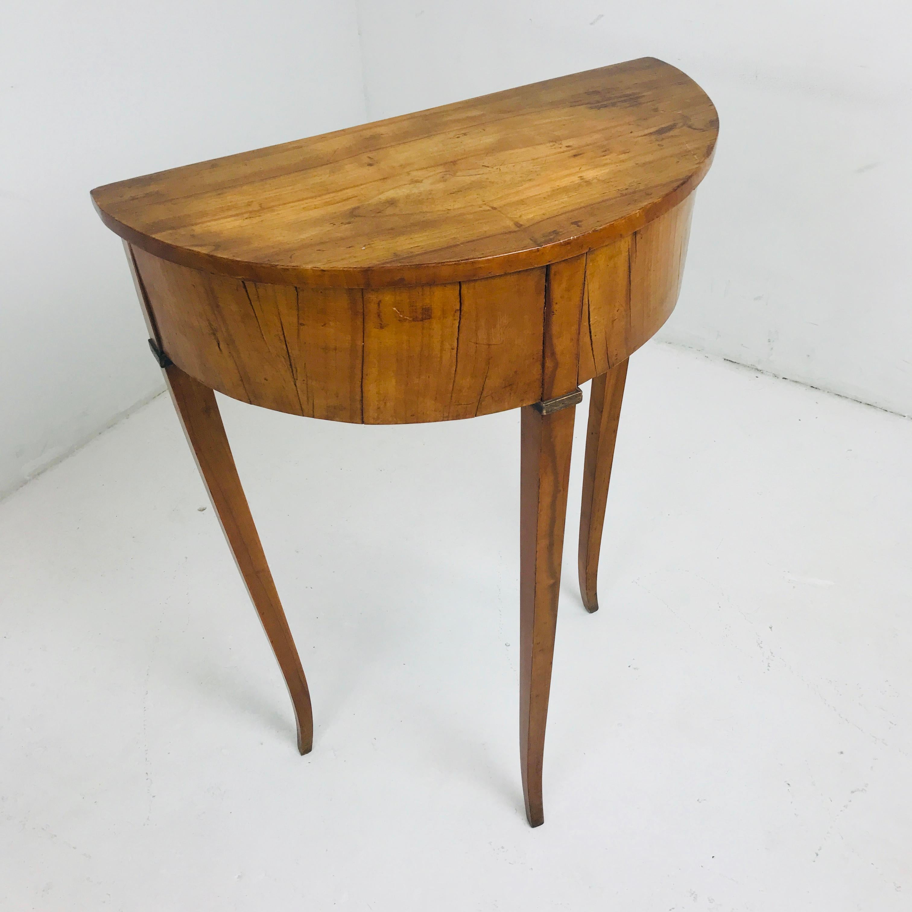 Wood Period Biedermeier Console For Sale