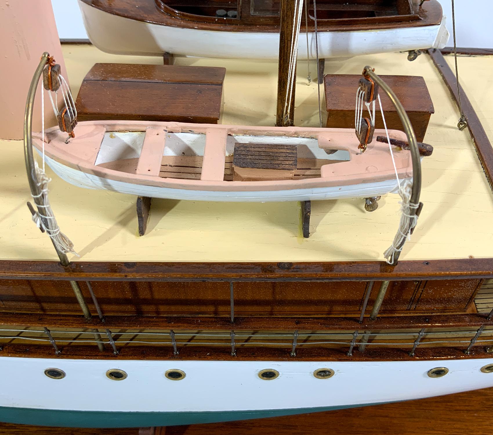 Period Builders Model of the Private Yacht 