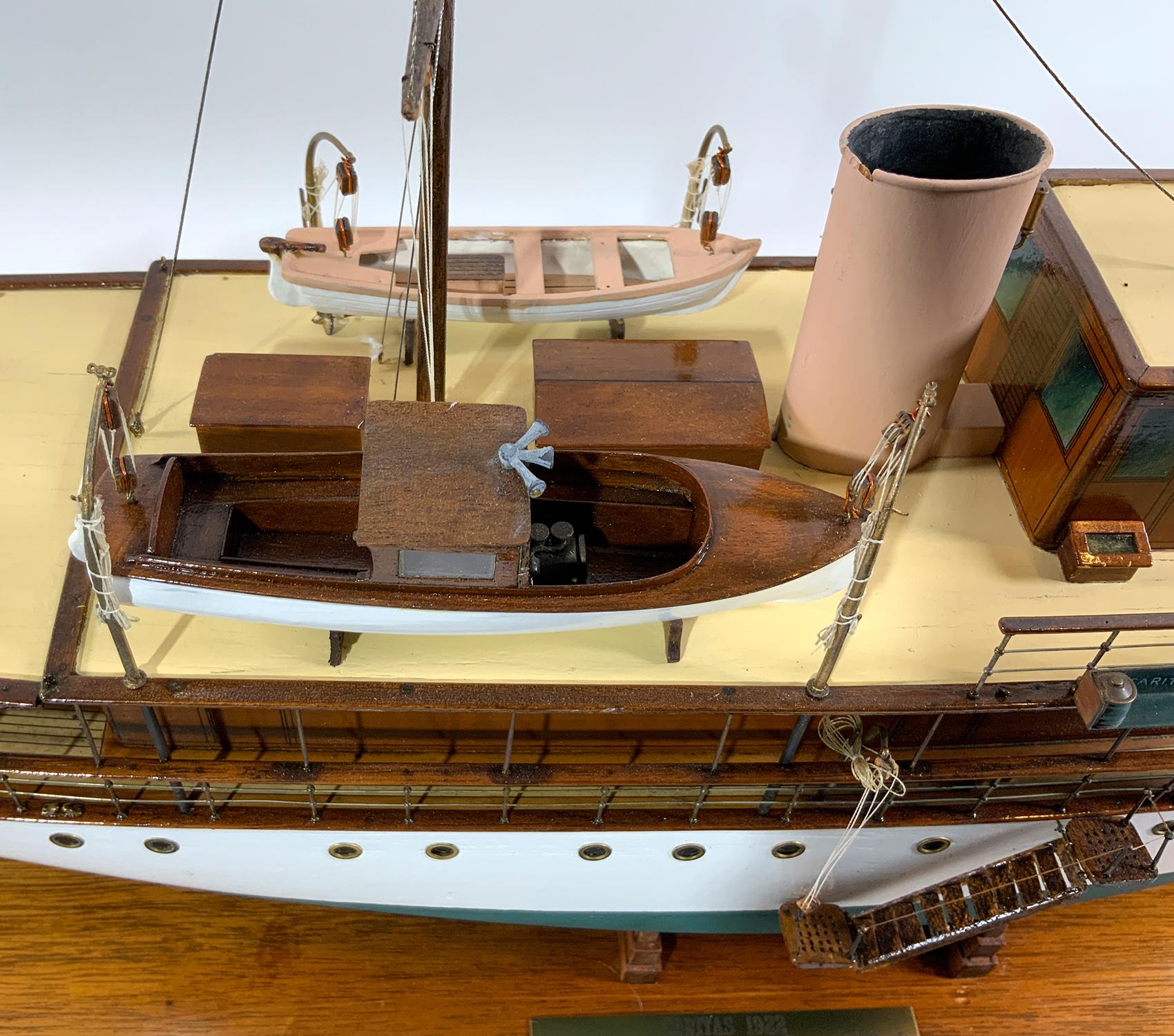 Early 20th Century Period Builders Model of the Private Yacht 