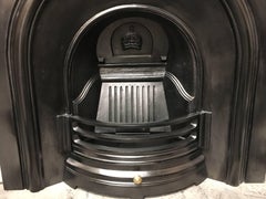 Period Cast Iron Arched Fireplace Insert