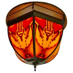 Period Ceiling Lamp Amsterdam School, 1920s