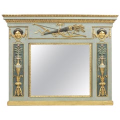 Specchio da tavolo neoclassico impero italiano dei primi del XIX secolo