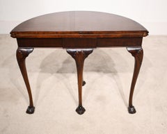 Zeitraum Edwardian Card Table Mahagoni Spiele 1900