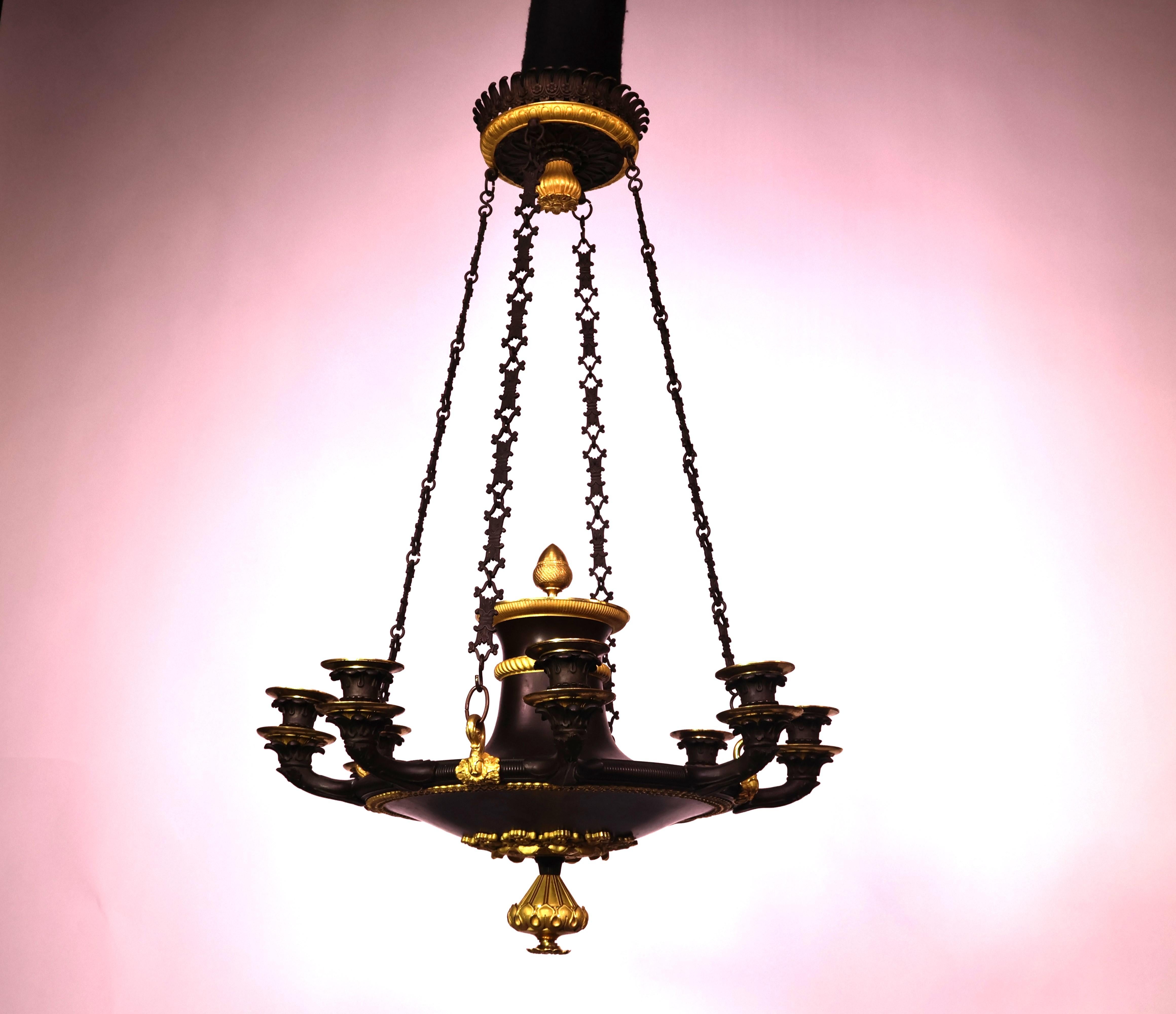 Period Empire Chandelier For Sale 1