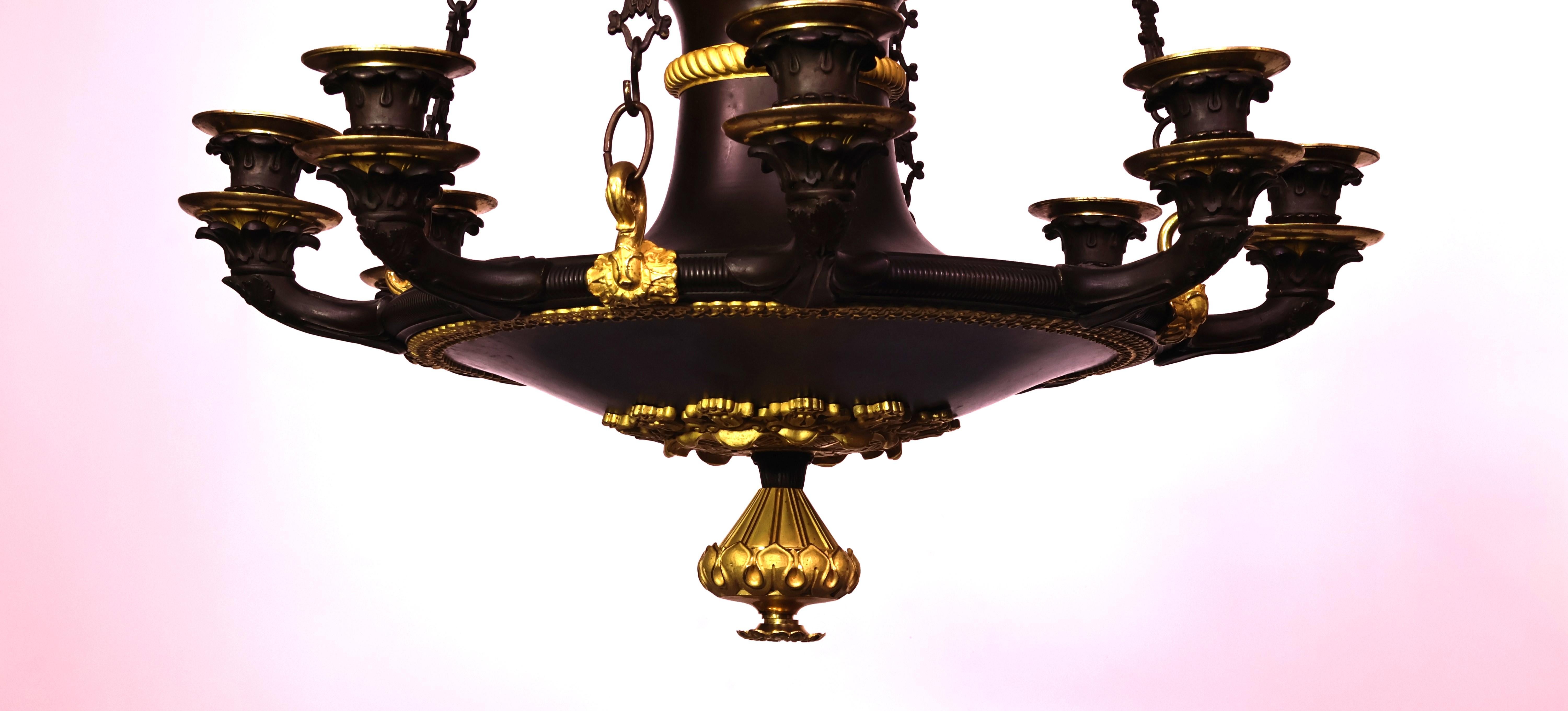 Period Empire Chandelier For Sale 2