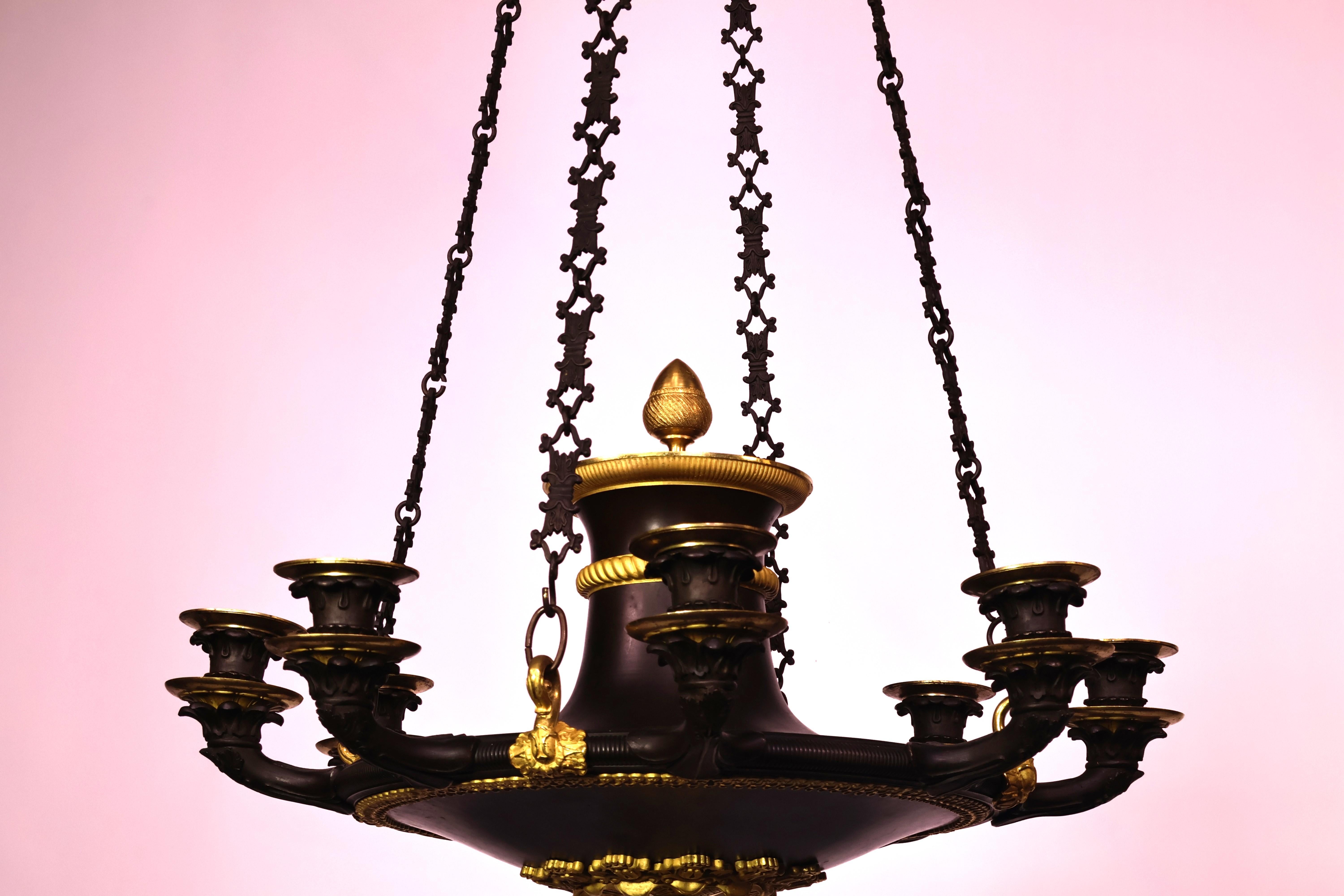 Period Empire Chandelier For Sale 3
