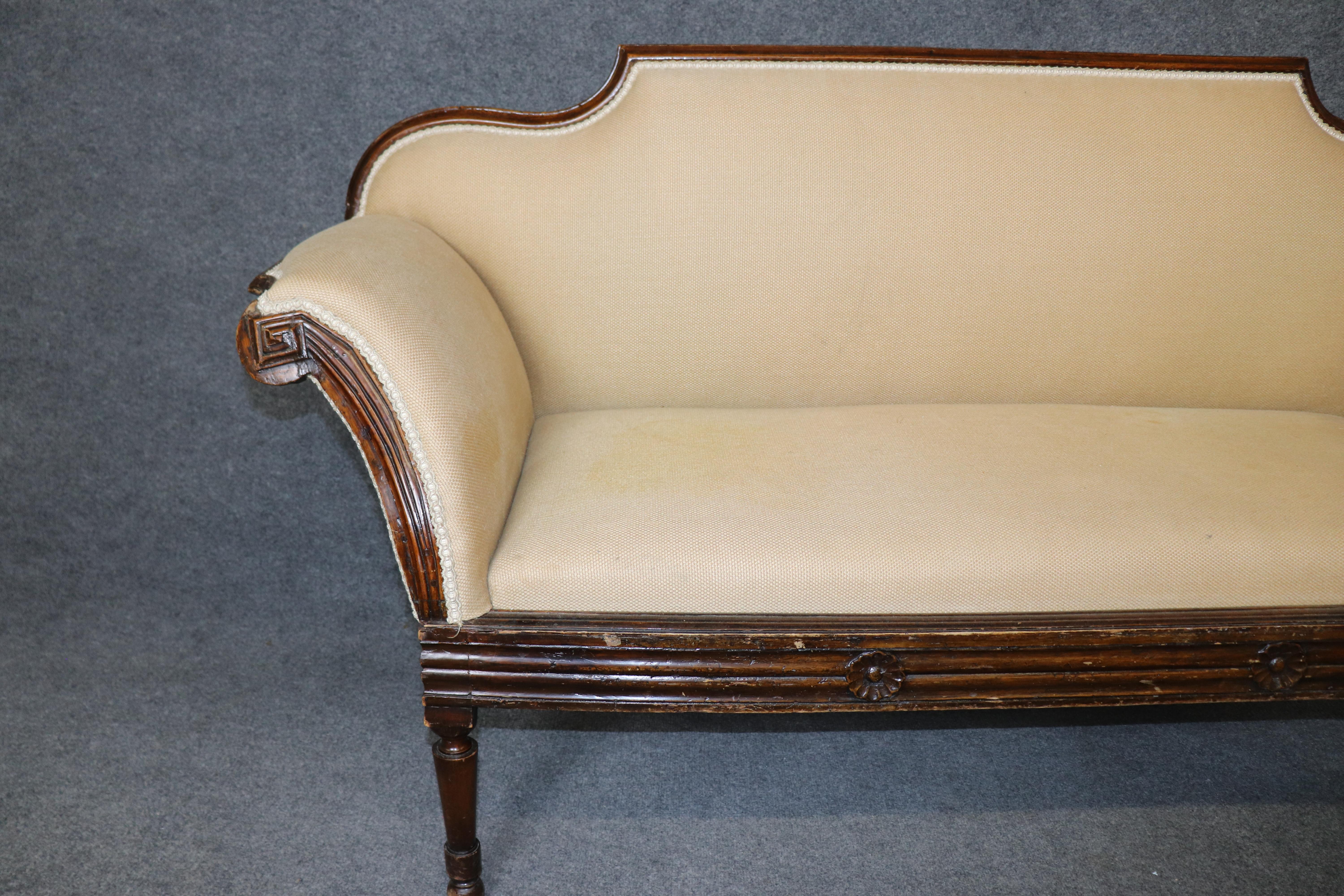Divano Regency in mogano del periodo inglese 1790-1820 in vendita 5