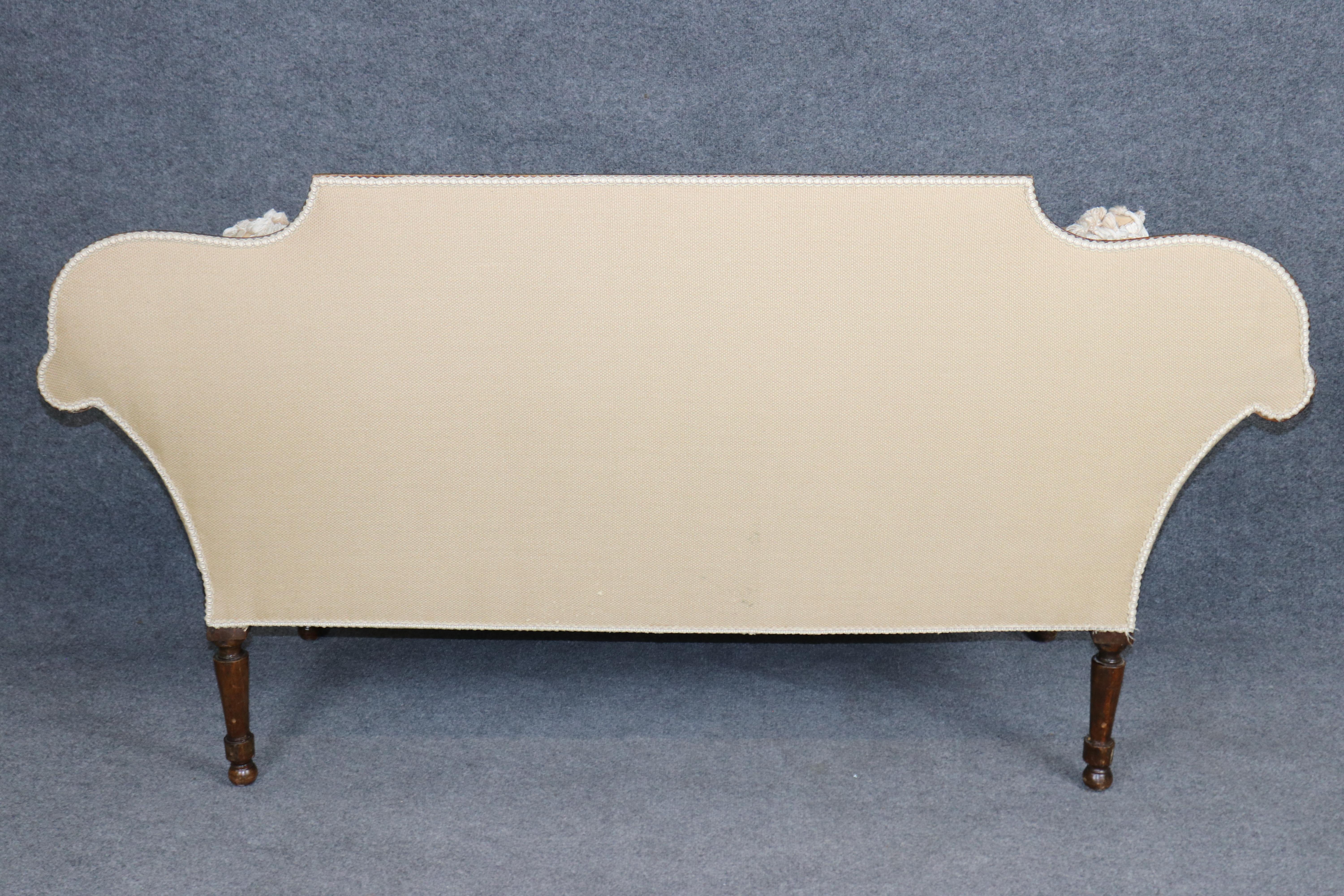 Inglese Divano Regency in mogano del periodo inglese 1790-1820 in vendita