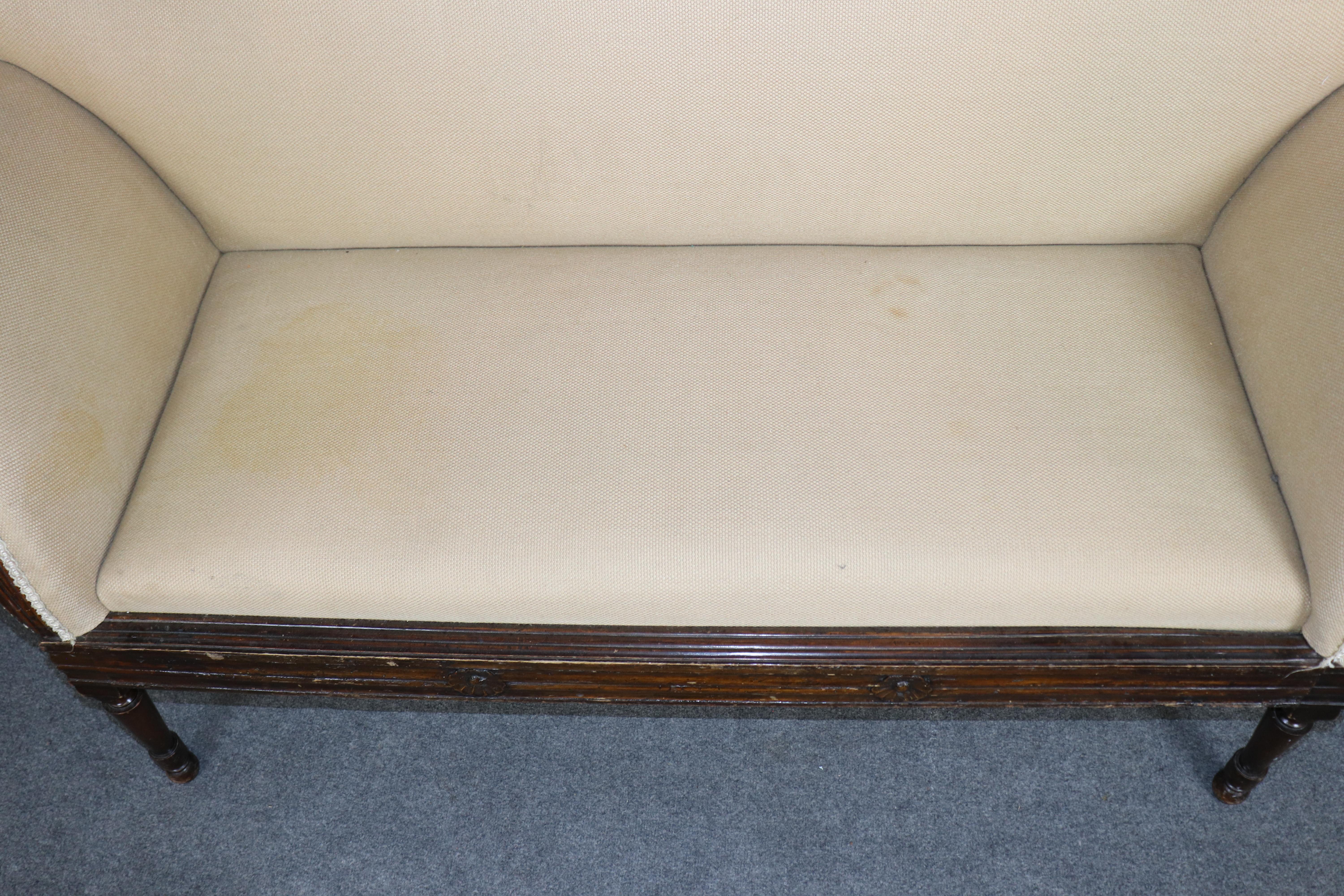 Divano Regency in mogano del periodo inglese 1790-1820 in vendita 1