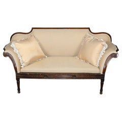 Period English 1790-1820s era Mahogany Regency Settee