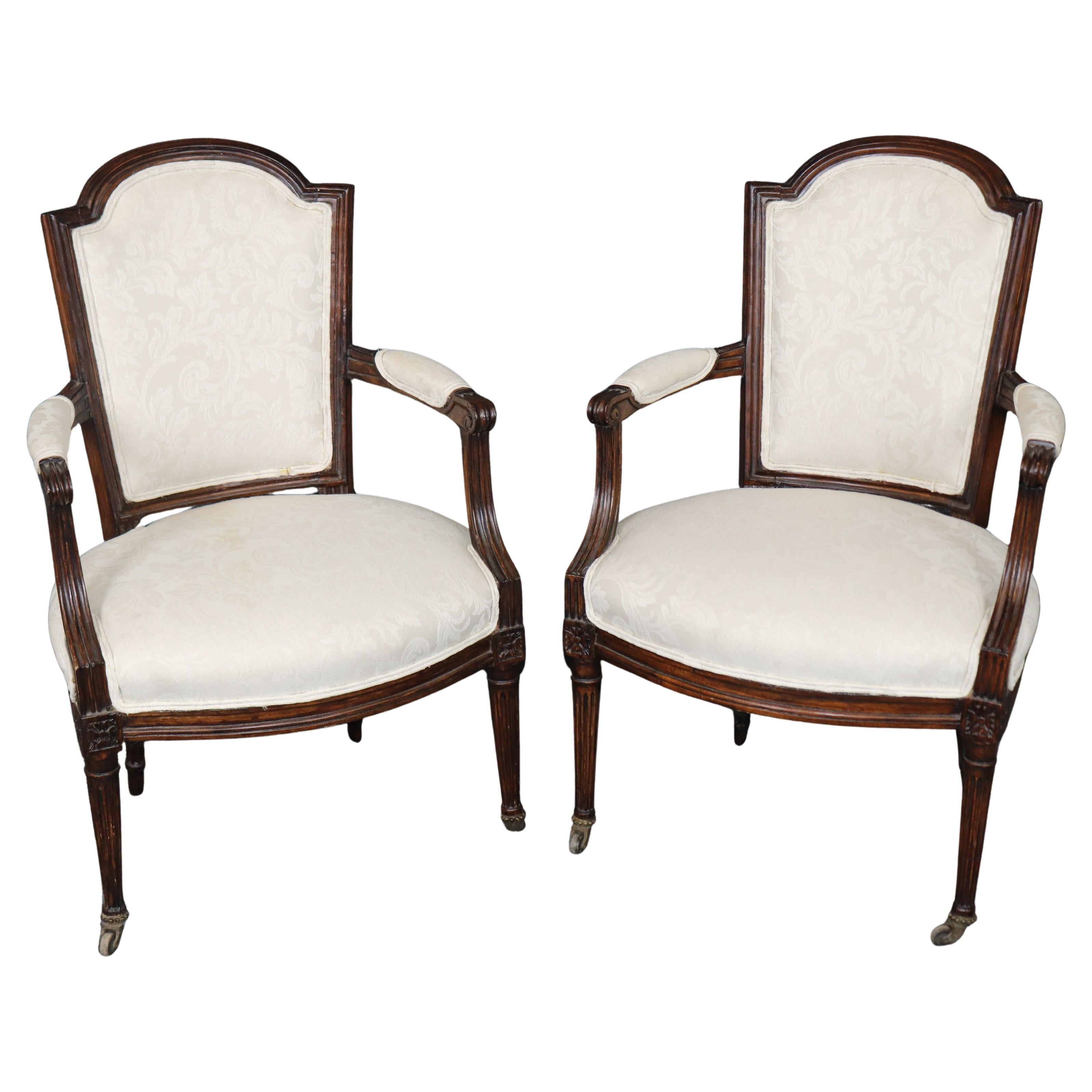 Period French 18th century Louis XVI Armchairs