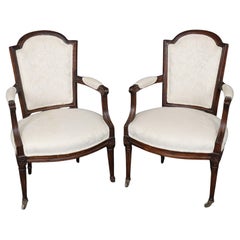 Period French 18th century Louis XVI Armchairs