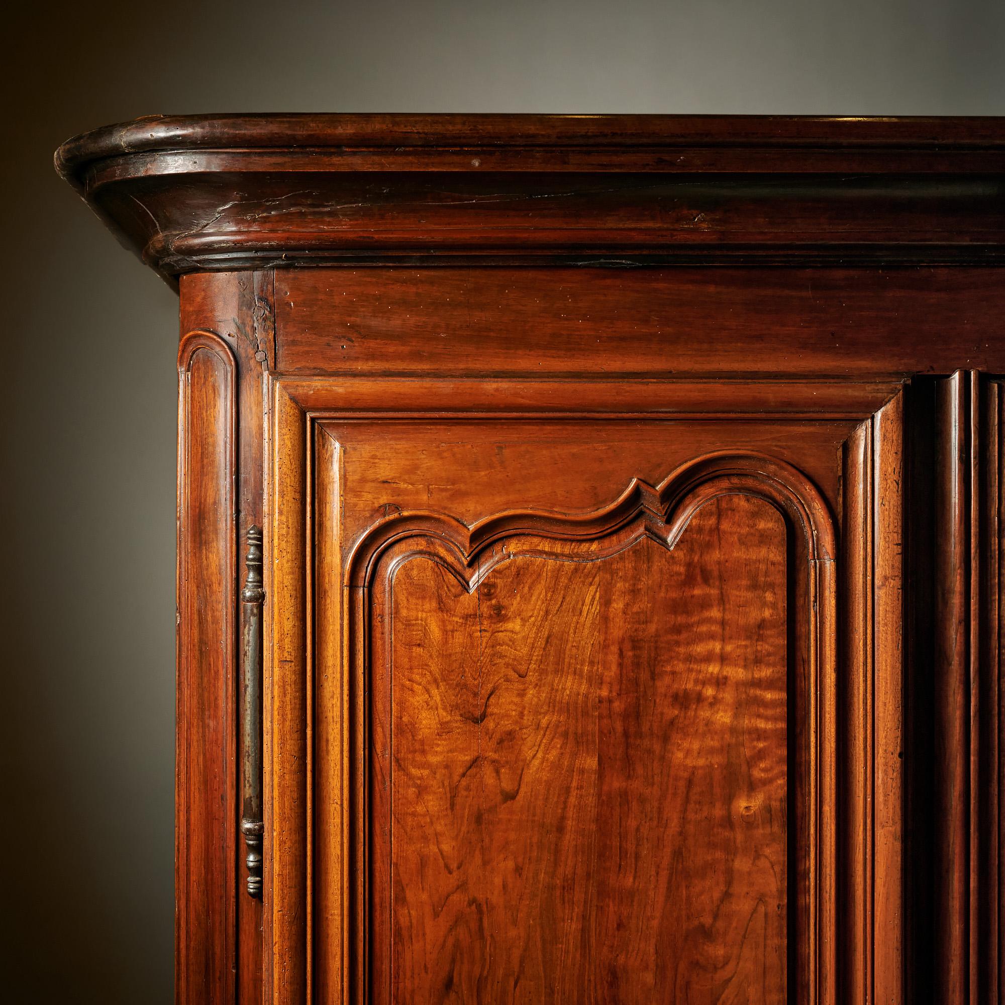 Period French Antique Louis XV Armoire For Sale 3