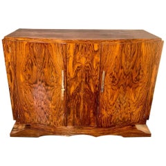 Französisch Art Deco Palisander Bar Kabinett