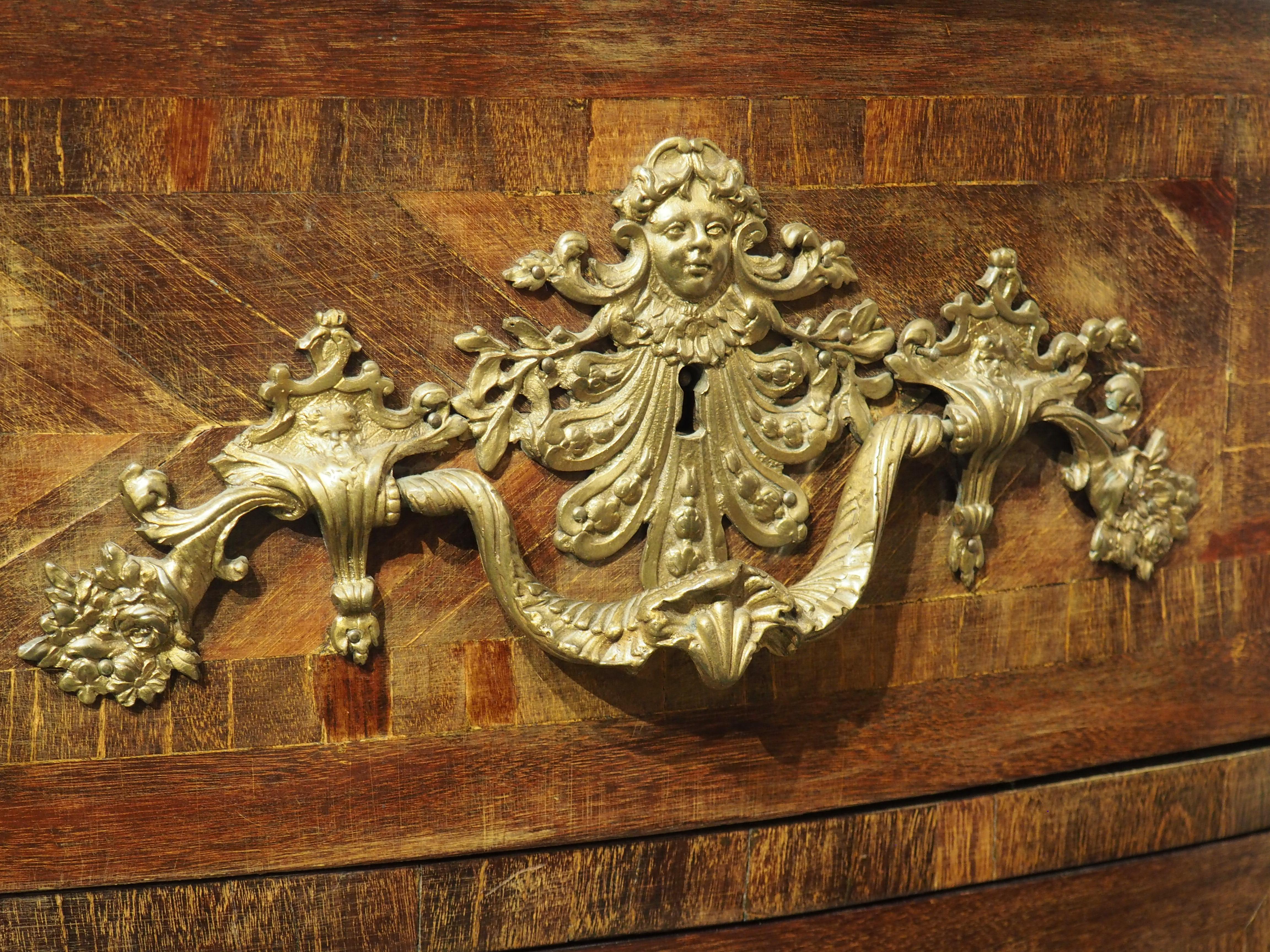 Period French Louis XIV Commode with Rich Bronze Ornamentation, circa 1705 14