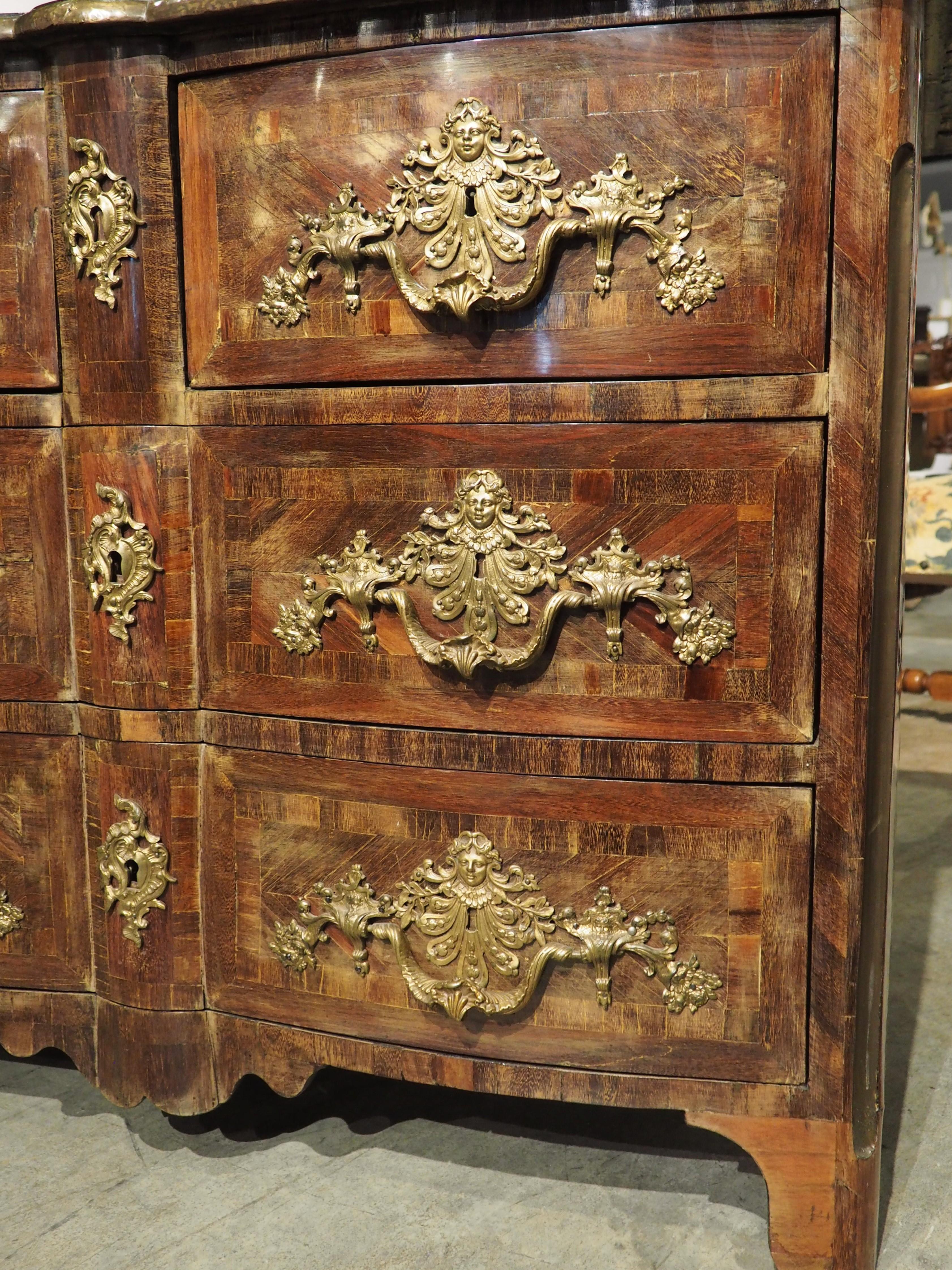 Period French Louis XIV Commode with Rich Bronze Ornamentation, circa 1705 2