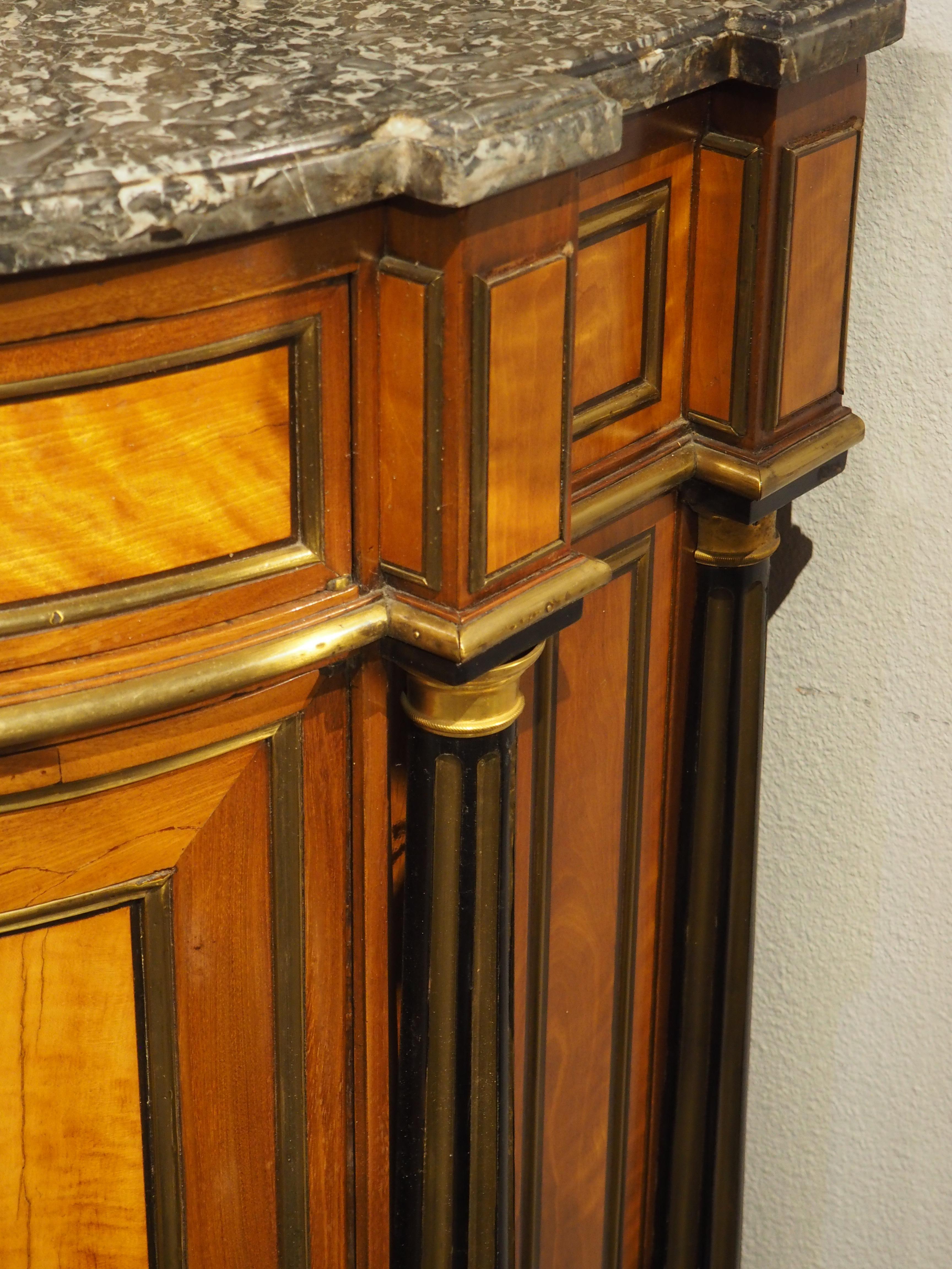 Period French Louis XVI Demi-Lune Buffet, Circa 1780 6