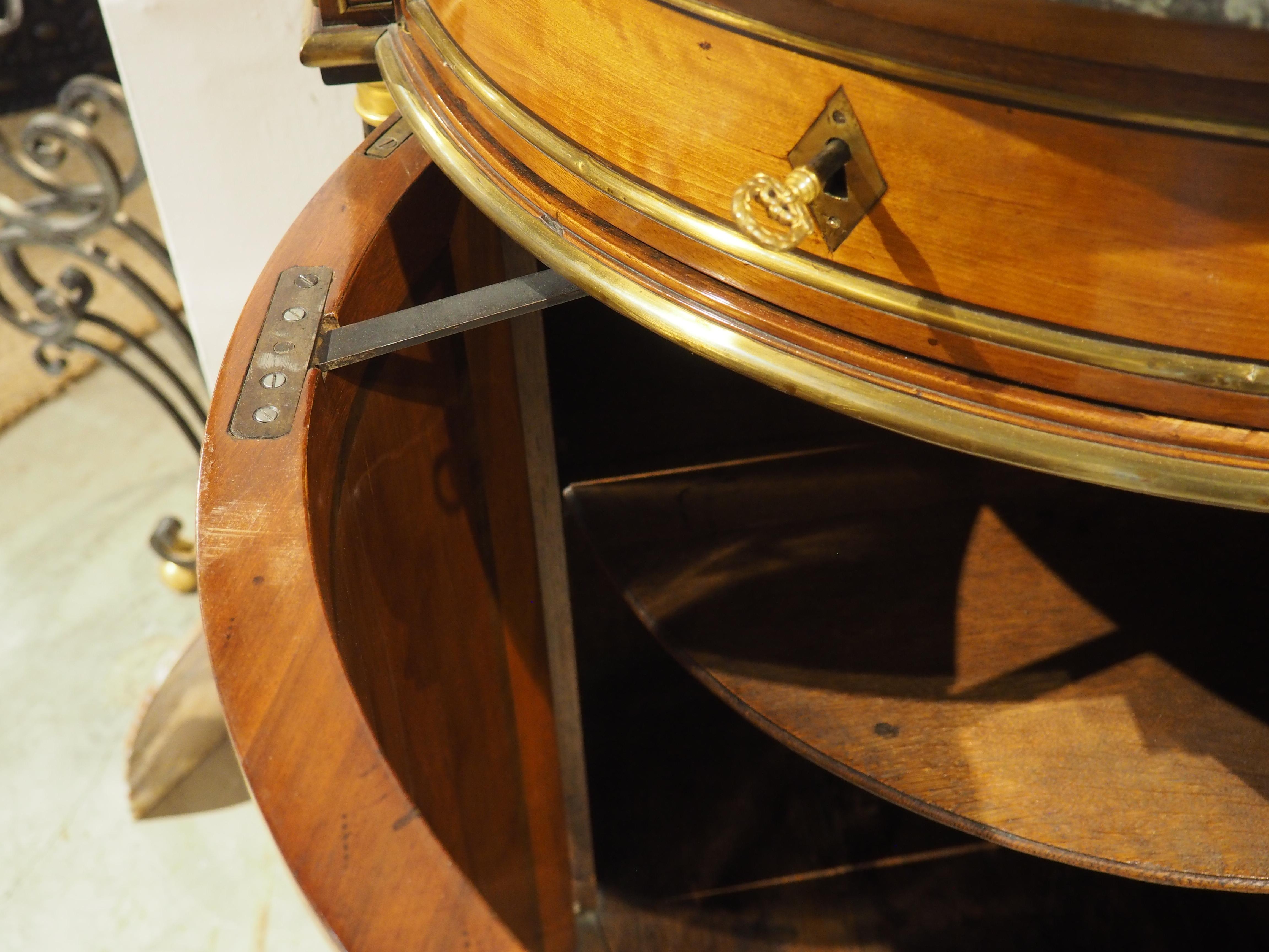 Period French Louis XVI Demi-Lune Buffet, Circa 1780 8