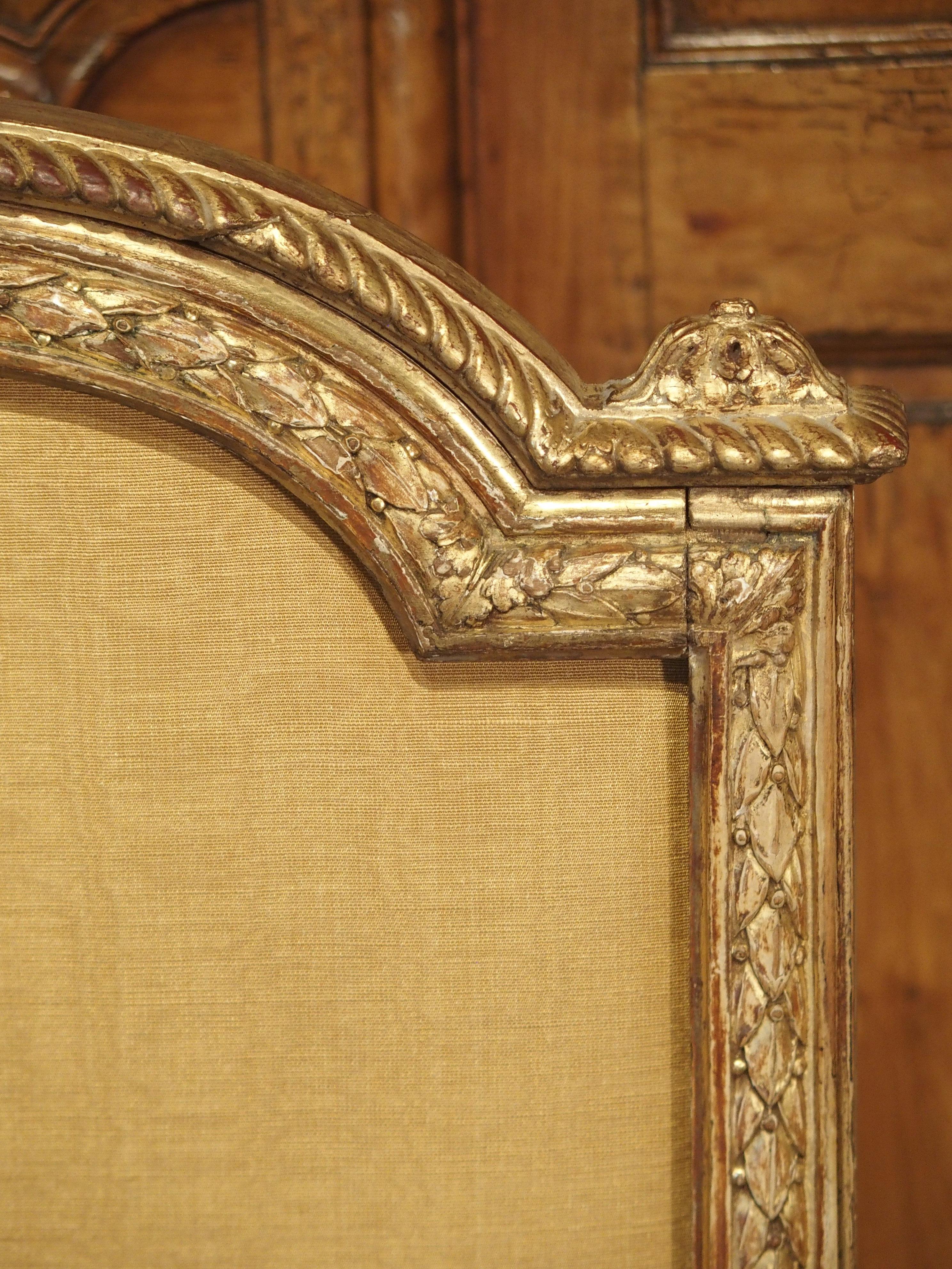 Period French Louis XVI Giltwood Firescreen, circa 1780 In Good Condition For Sale In Dallas, TX