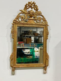 Period French Louis XVI Giltwood Mirror