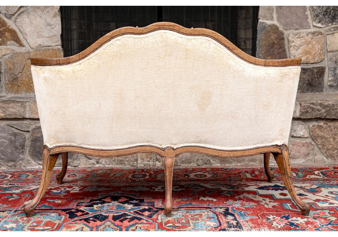 Period George II /  III Walnut Upholstered Settee For Sale 7