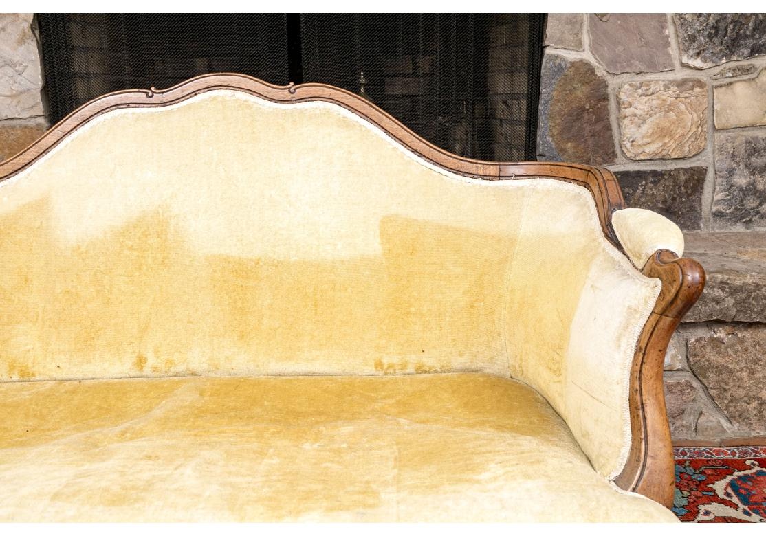 19th Century Period George II /  III Walnut Upholstered Settee For Sale