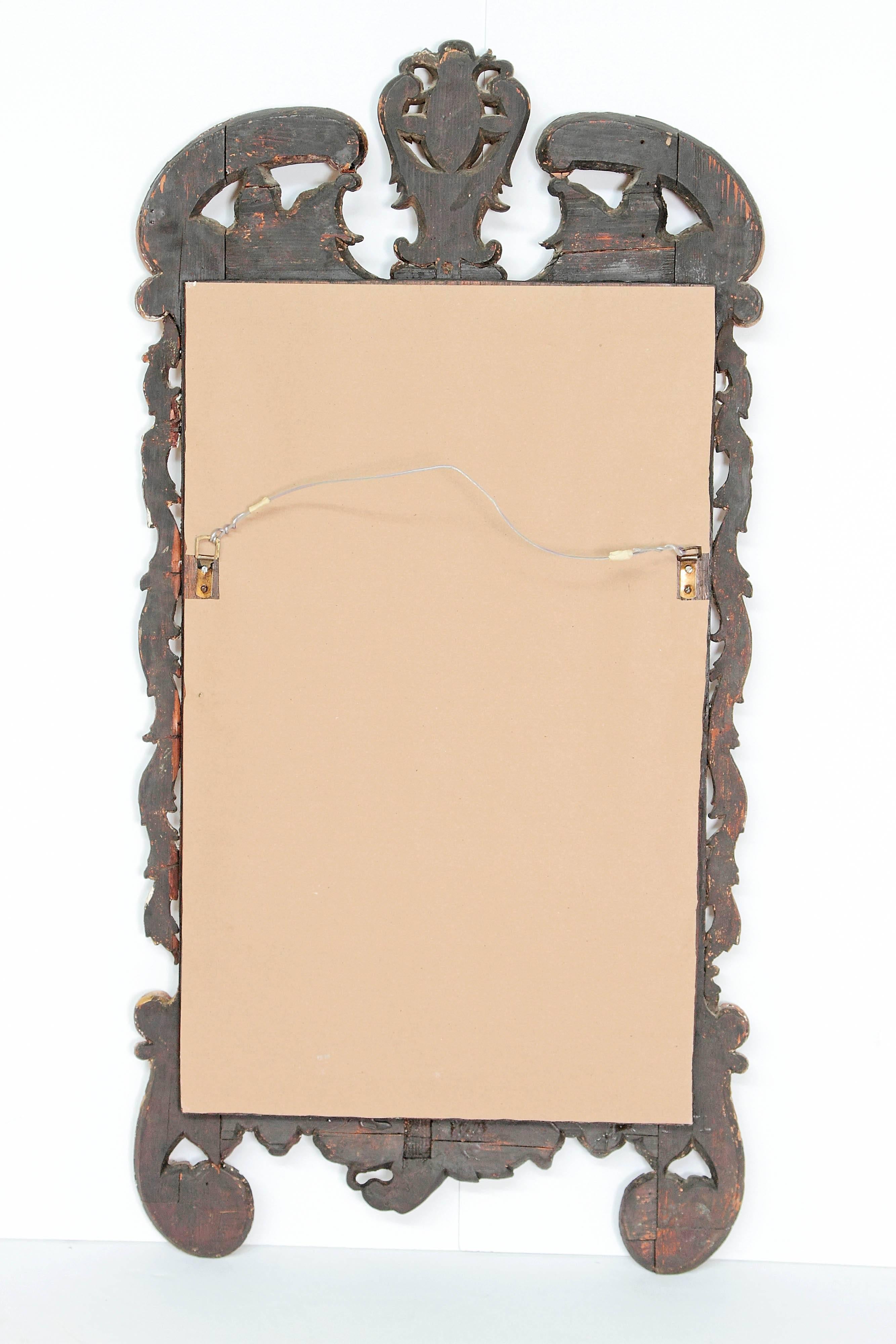 Period George III Pier Glass with Carved and Gilded Frame 5