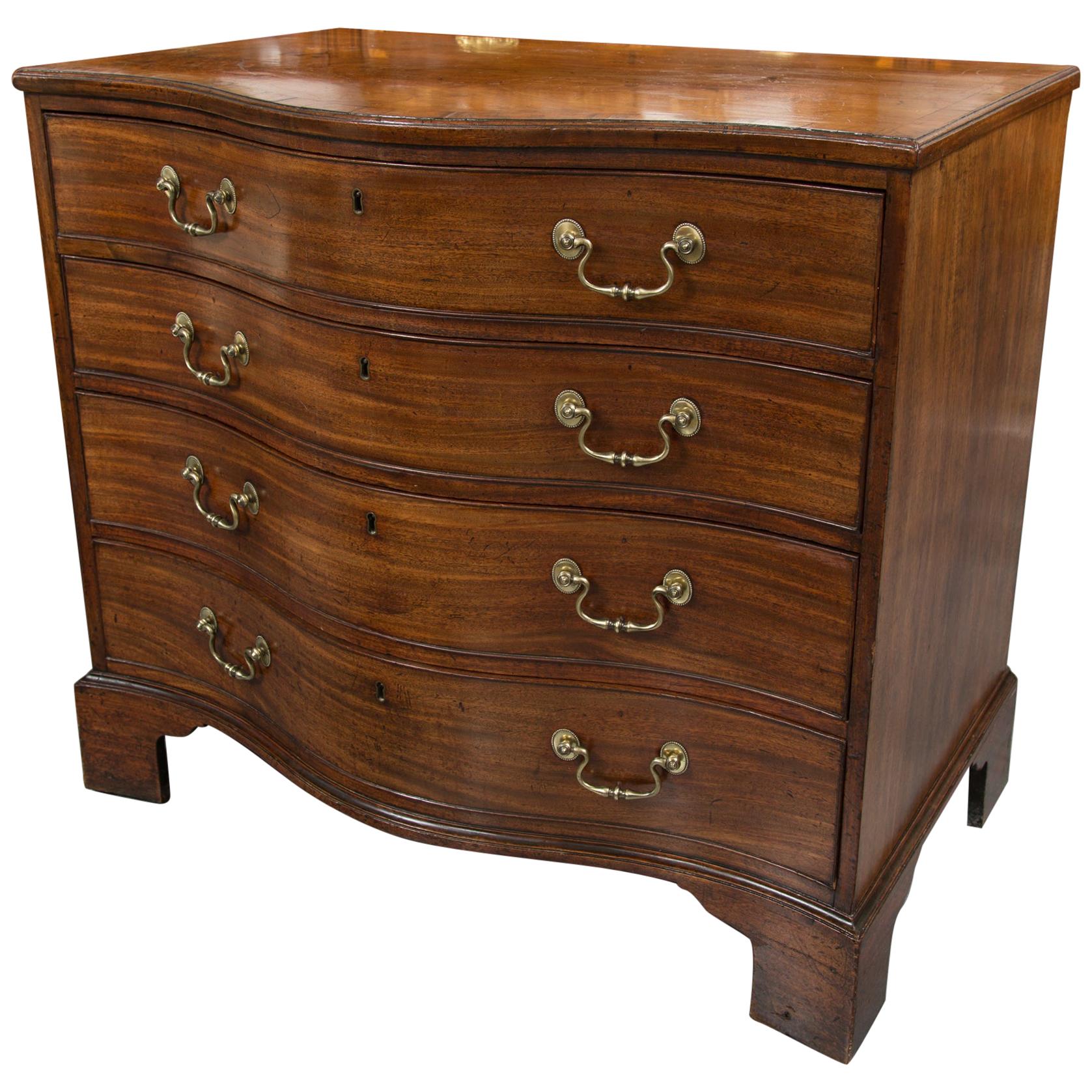 Period George III Serpentine Chest of Drawers