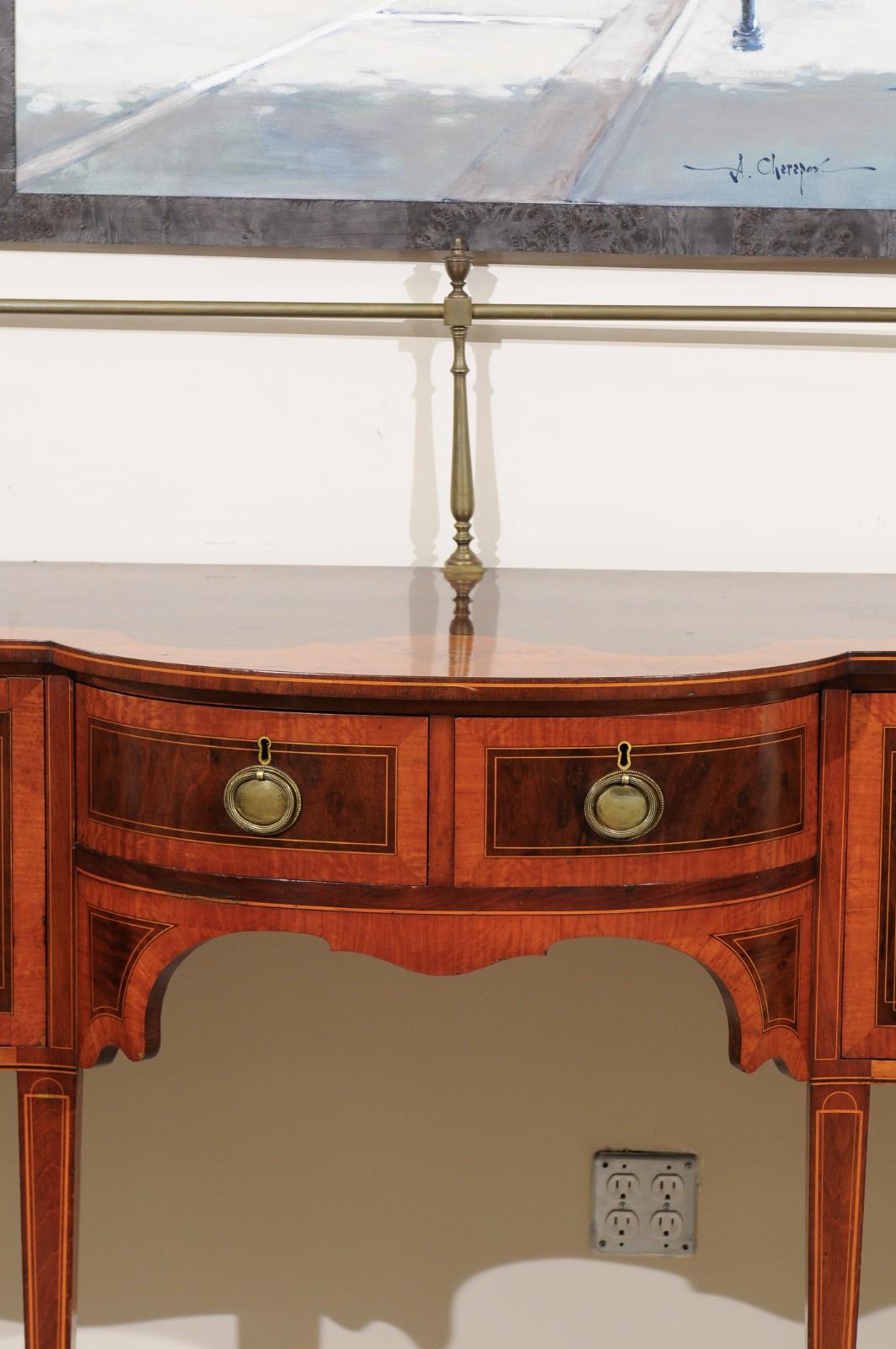 Inlay Period George lll Mahogany Sideboard For Sale