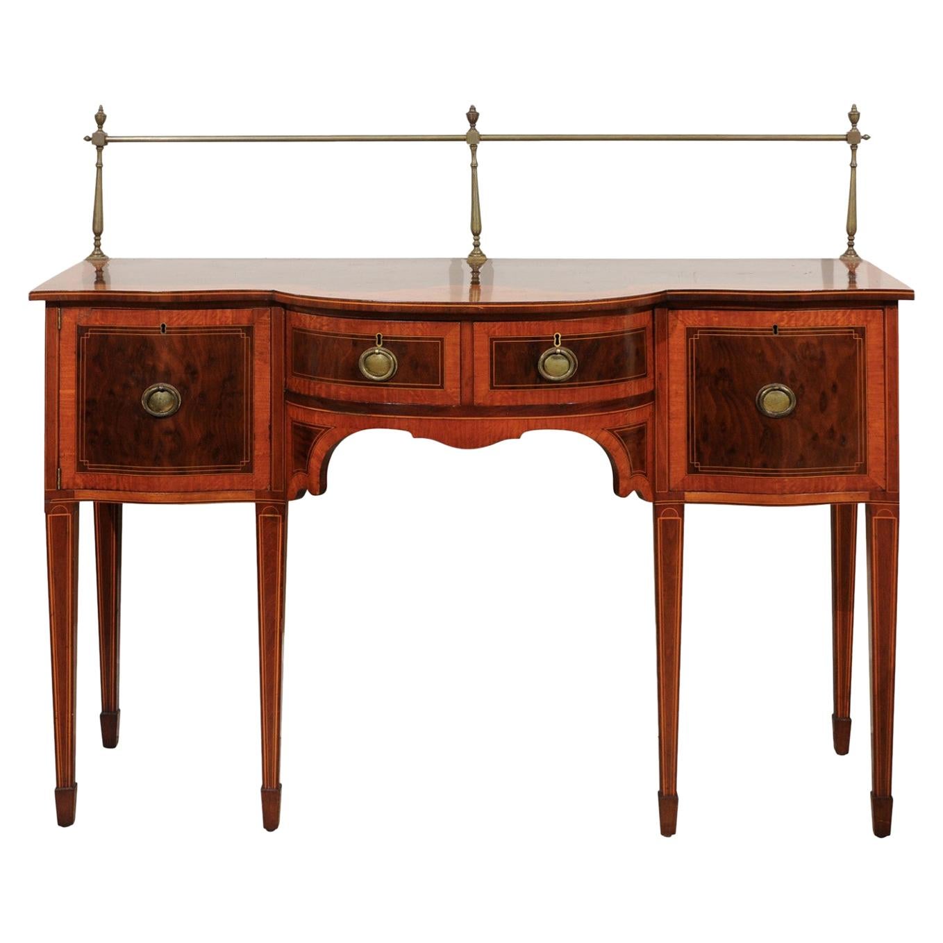 Period George lll Mahogany Sideboard For Sale