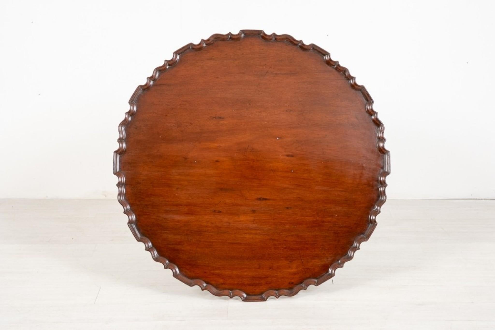 Period Georgian Coffee Table Mahogany In Good Condition In Potters Bar, GB