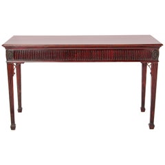 George III Mahogany Serving Table