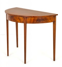 Period Georgian Demi Lune Side Table