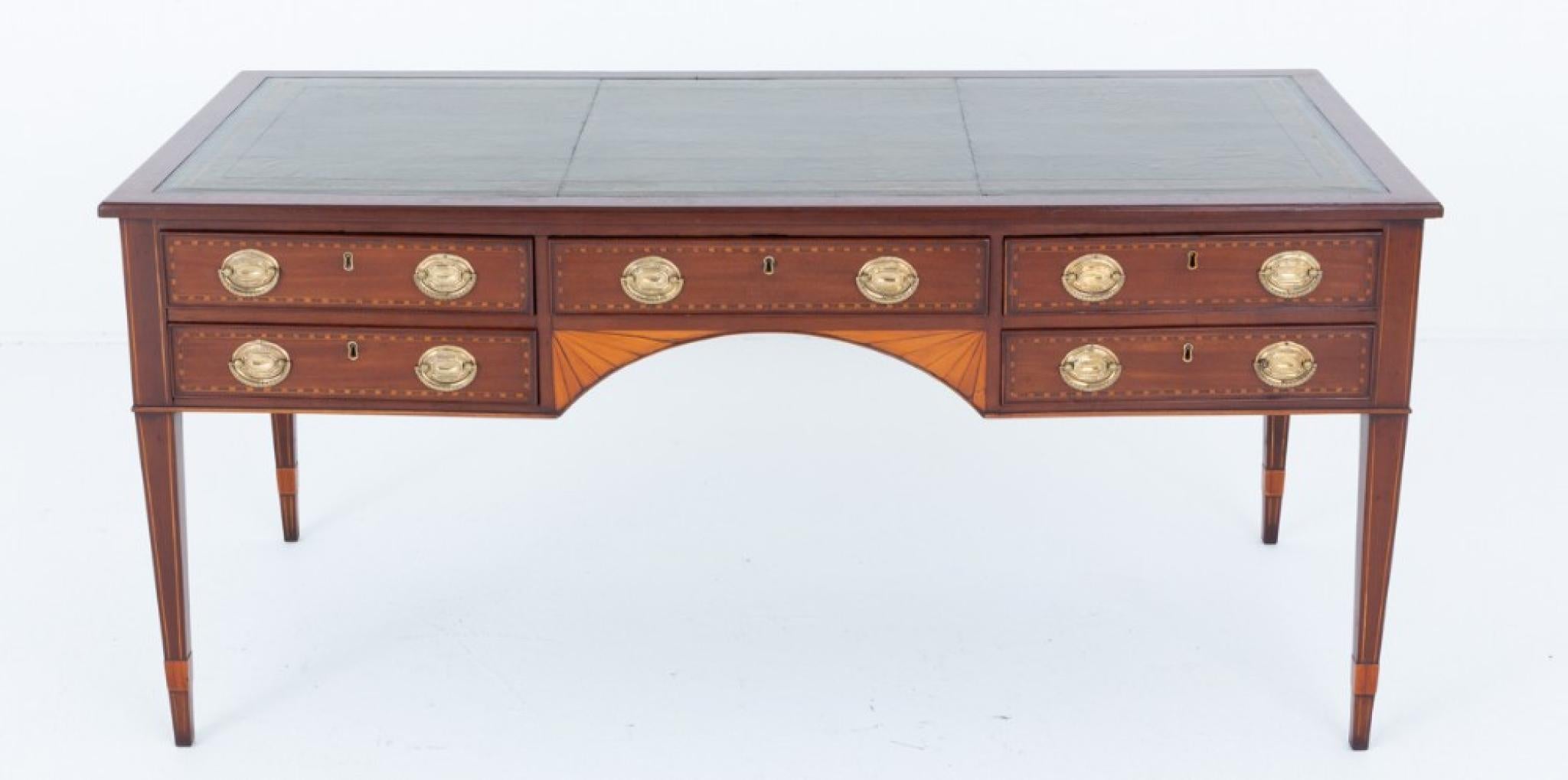 Bureau géorgien d'époque Table à écrire Acajou en vente 2