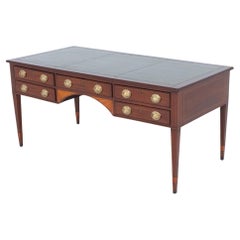Bureau géorgien d'époque Table à écrire Acajou