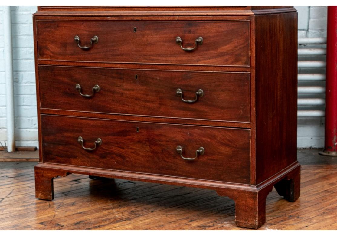 Period Georgian Mahogany Chest On Chest for Restoration For Sale 2