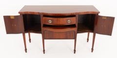 Period Georgian Sideboard Mahogany Serpentine Buffet 1790