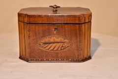 Caddy à thé géorgien d'époque, vers 1790-1810