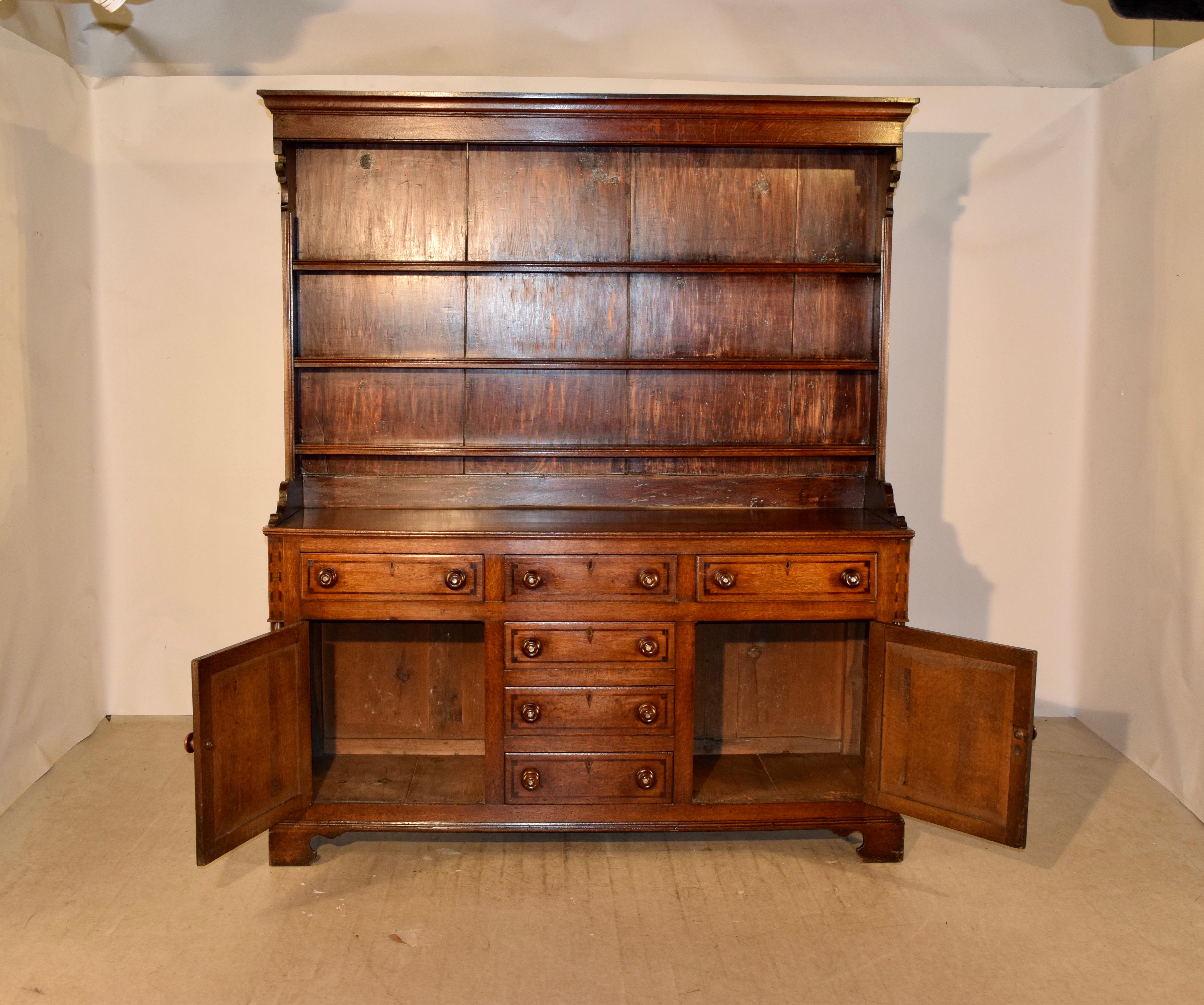Period Georgian Welsh Oak Dresser 2