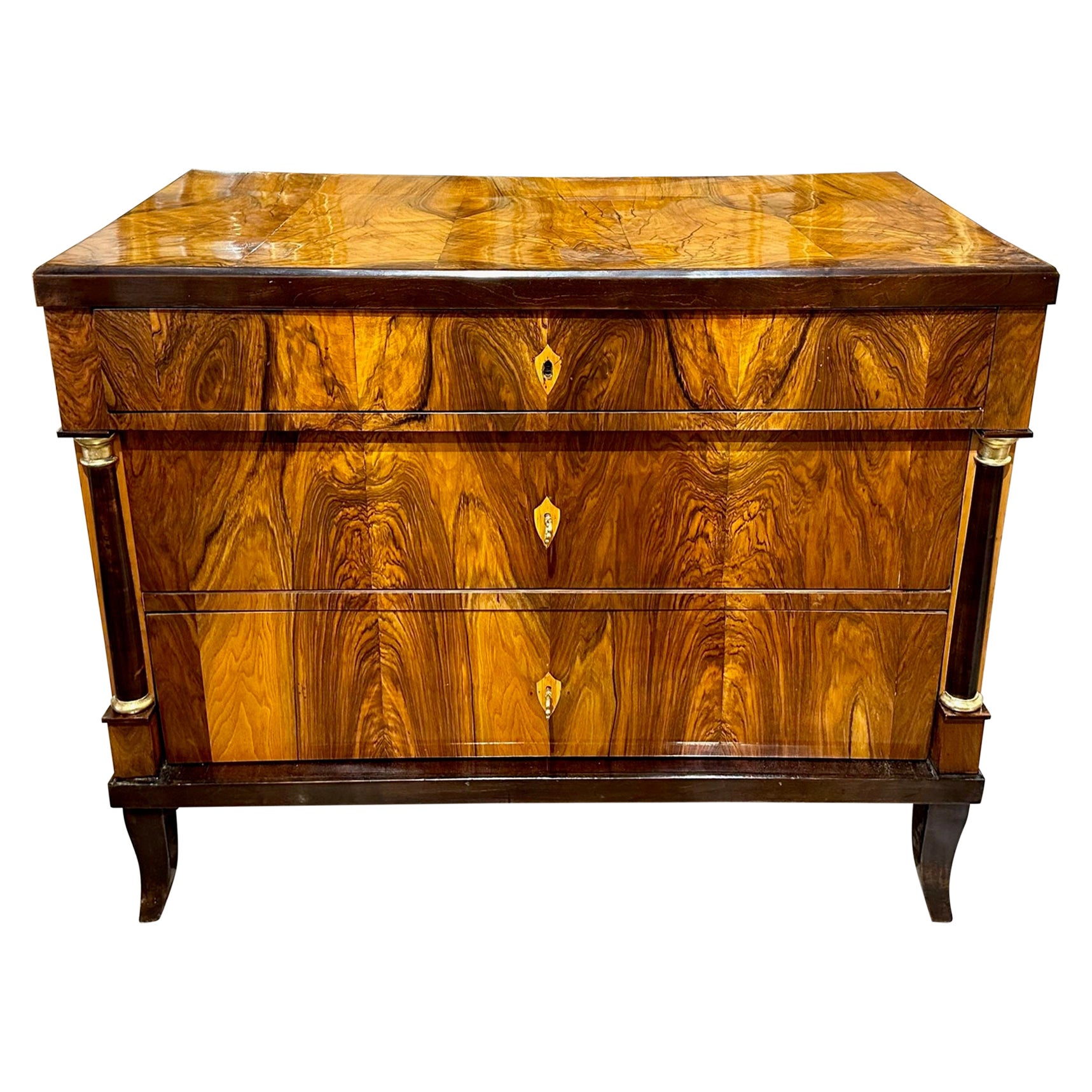 Commode Biedermeier allemande d'époque