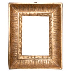Cadre d'époque en bois doré de style Empire italien