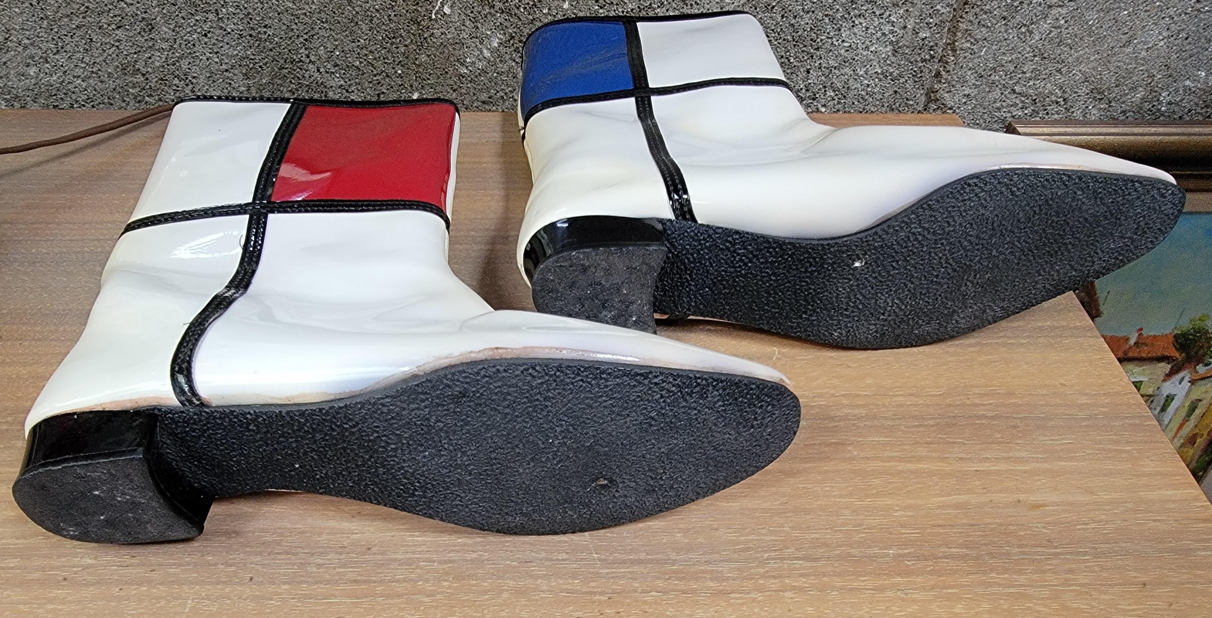 Botas Go-Go Vintage Mod Zapatos años 60 en venta 1